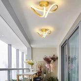 Irregular Two-Tone Ring Modern Ceiling Light - Clowas